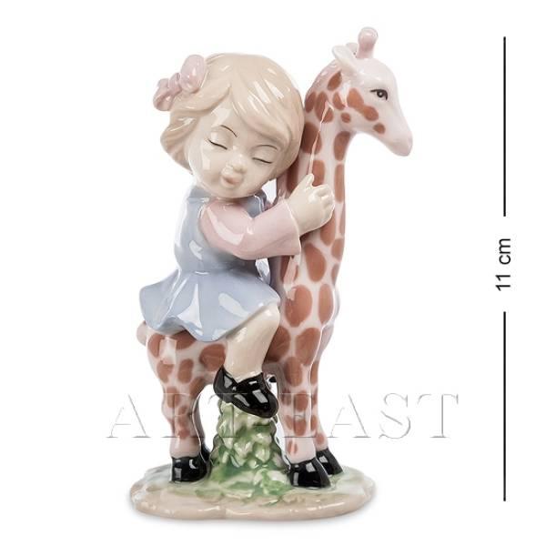 JP-36/23 Фігурка "Дівчинка верхом на жирафу" (Pavone), фото 1
