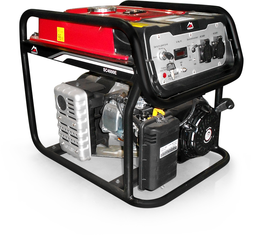 Генераторна установка VULKAN SC4000E-II 1ф 3,2 кВт, ялинок.старт, бак-15 л