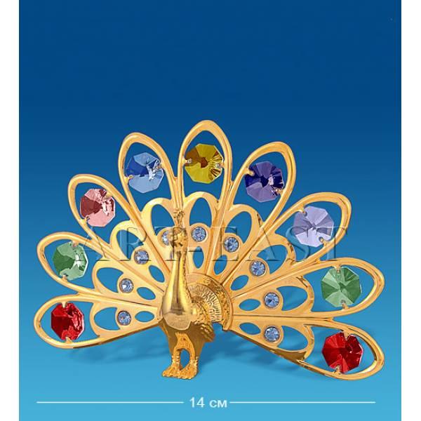 AR-3107/ 1 Фігурка ''Павич'' з коль.кр. (Юніон), фото 1