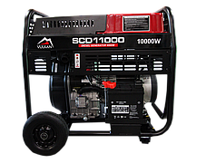 Генераторна установка VULKAN SCD11000 дизель 1ф 9 кВт ел. старт, 18 л, колеса, фото 4