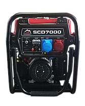 Генераторна установка VULKAN SCD7000 дизель 3ф 5,0 кВт ел. старт, бак18л, колеса, фото 3