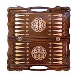 Нарди різблені ручної роботи "Коні", фото 4