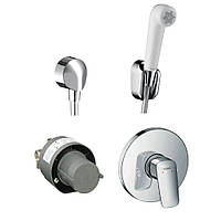 Комплект для гигиенического душа Hansgrohe Logis скрытый монтаж (71666000+27454000+32122000) (1262019)