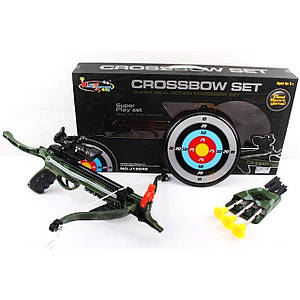 Дитячий іграшковий арбалет (лазерний приціл, мішень) J1804B