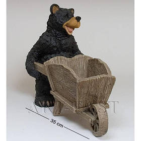 GG-4736 MF Кашпо "Ведмідь з тачкою" (Sealmark)