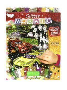 Набір креативної творчості "Блискуча мозаїка "Glitter Mosaic" "Машинка"
