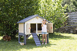 Уцінка! Котедж для курочок Smoby з аксесуарами бежевий (890100)