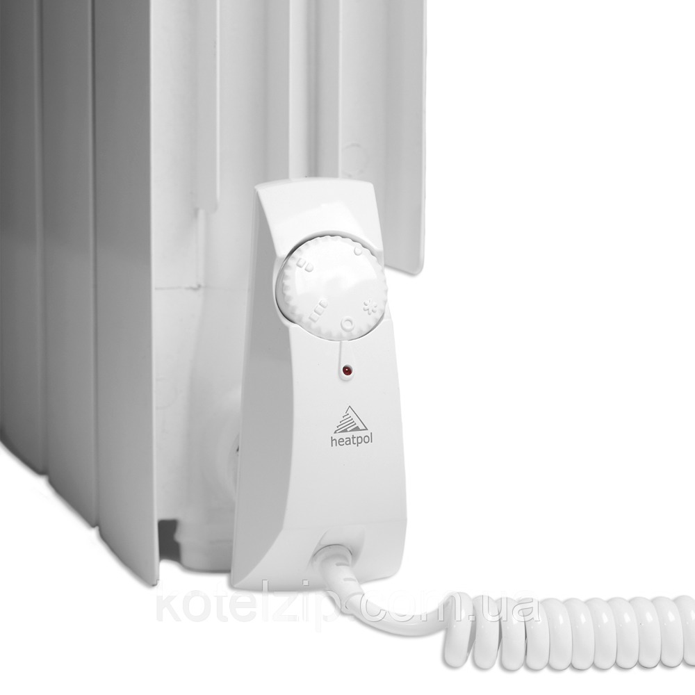 Heatpol HGT 600 W тен для сушарок для рушників і радіаторів кутовий білий