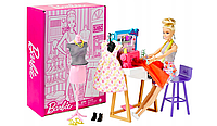 Ігровий набір Барбі Дизайнер Barbie HDY90 Fashion Designer Doll & Studio, 25+