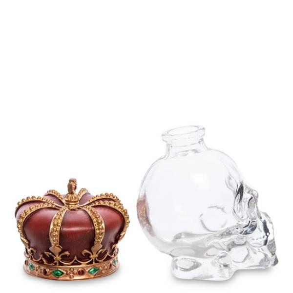Статуетка Флакон '' Корона на скляному черепі '' WS-1029 Veronese - фото 3 - id-p1795833199
