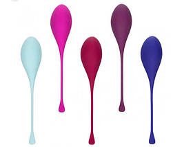 Набір вагінальних кульок California Exotics Kegel Training 5-Piece Set, фото 3