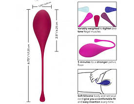 Набір вагінальних кульок California Exotics Kegel Training 5-Piece Set, фото 4