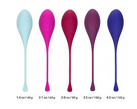 Набір вагінальних кульок California Exotics Kegel Training 5-Piece Set, фото 5