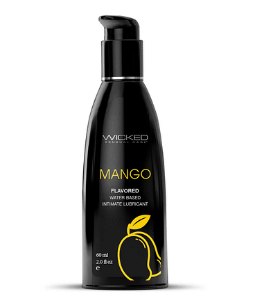 Їстівний лубрикант зі смаком манго Wicked Aqua Mango lube, фото 1