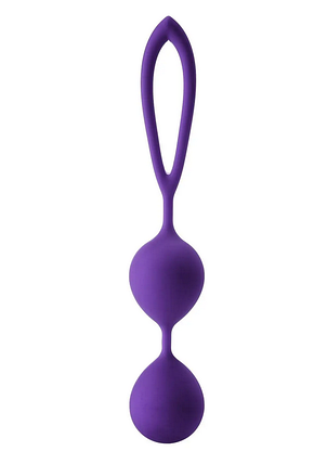 Силіконові вагінальні кульки Dream Toys Flirts Purple, 17 см х 3 см, фото 2