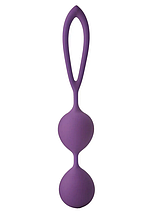 Силіконові вагінальні кульки Dream Toys Flirts Purple, 17 см х 3 см, фото 2