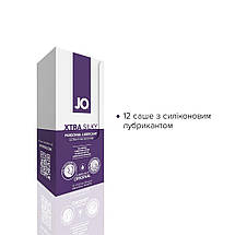 Набір лубрикантів Foil Display Box — JO Xtra Silky Silicone, 12 x 10 мл, фото 4