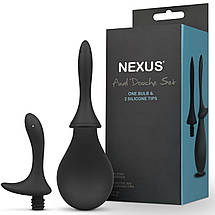 Анальний душ Nexus Anal Douche Set Douche with Two Silicone Nozzles, 250 мл, фото 2