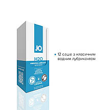 Набір лубрикантів Foil Display Box JO H2O Lubricant Original, 12 x 10 мл, фото 2
