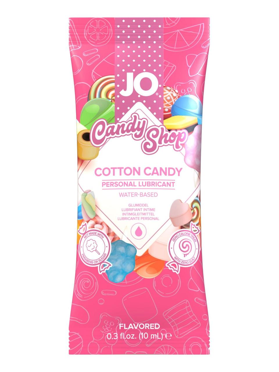 Пробник орального лубрикатна System JO H2O Cotton Candy, 10 мл