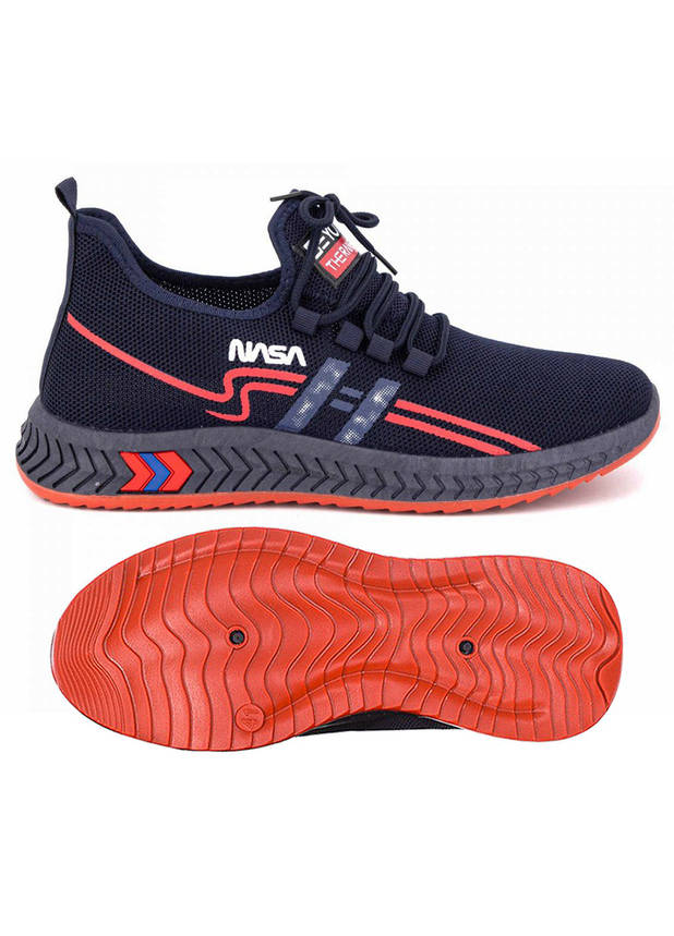 Кросівки Nasa Trainers UNI Navy-Red, фото 2