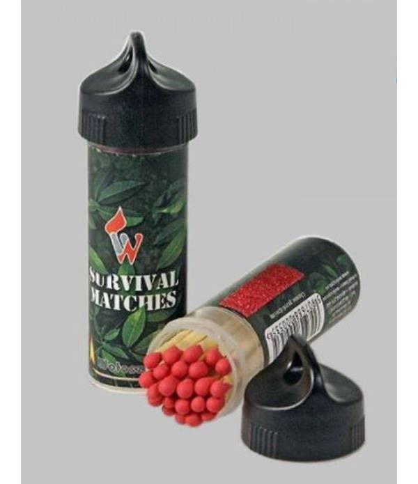 Комплект 4 шт Вологостійкі сірники з дерева Survival Польща, фото 1