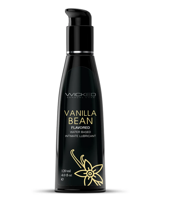 Оральний лубрикант зі смаком ванілі Wicked Aqua Vanilla Bean Flavored