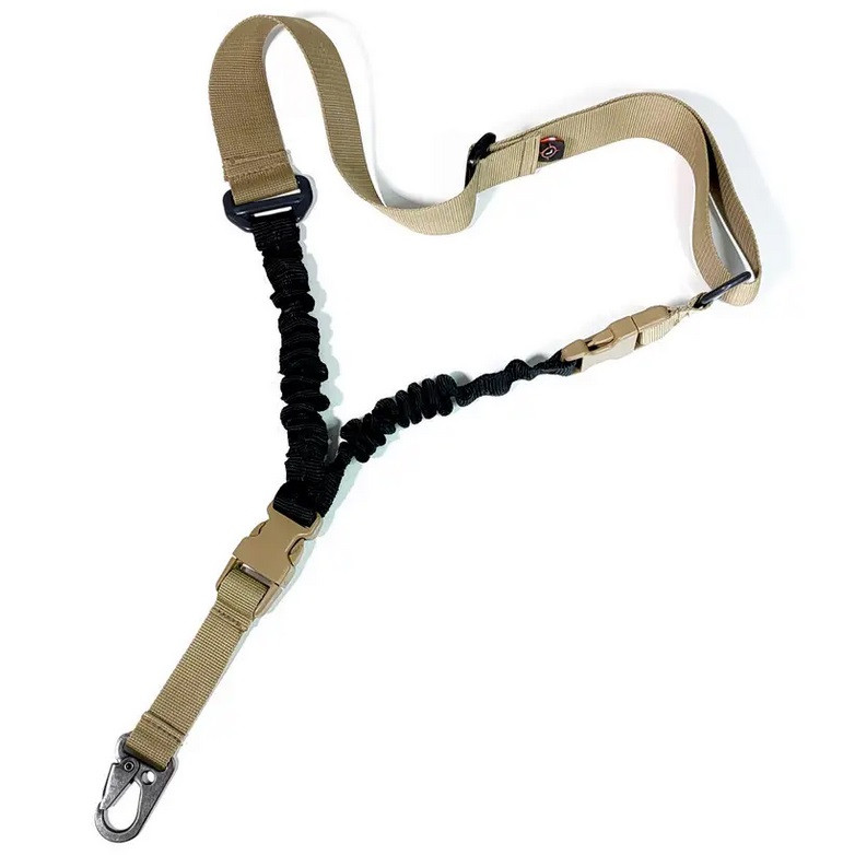 Ремінь для АК одноточковий поліамідний зі швидким скиданням койот (LE2150), фото 1