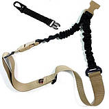 Ремінь для АК одноточковий поліамідний зі швидким скиданням койот (LE2150), фото 2
