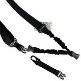 Ремінь для АК одноточковий поліамідний зі швидким скиданням чорний (LE2148), фото 2