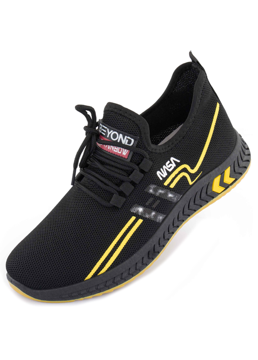 Кросівки Nasa Trainers UNI Black -Yellow, фото 4