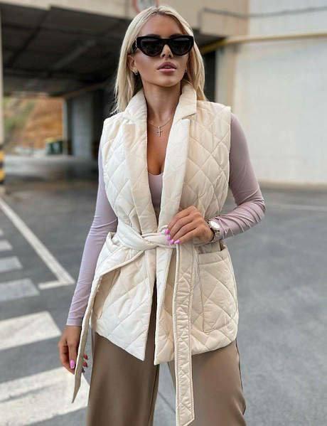 Жилетка жіноча стьобана, фото 1