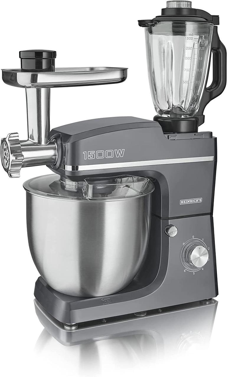 Кухонний комбайн-тістоміс 3 в 1 Heinrich's HKM 8083 Titan 10 л