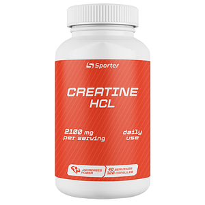 Креатин гідрохлорид Sporter Creatine HCL 120 капс.