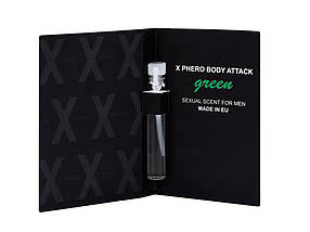 Чоловічі парфуми з феромонами Aurora X-Phero men Green 50 мл, фото 2