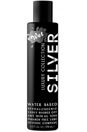 Лубрикант на водній основі без парабенів Wet Silver 178 мл, фото 1