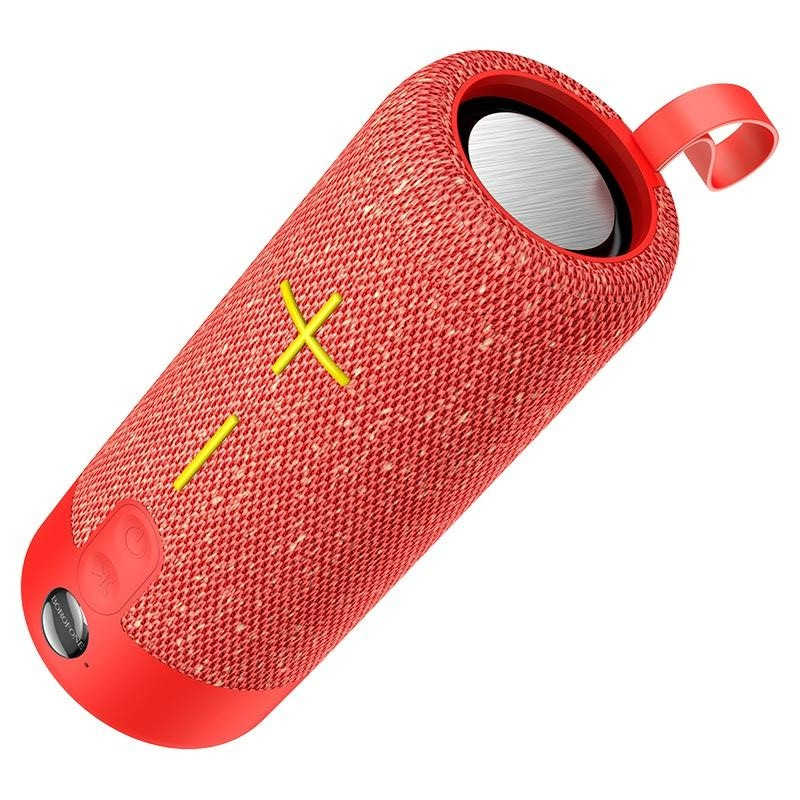 Портативна блютуз колонка BOROFONE BR19 | AUX, SD-card, Bluetooth, USB, FM-Radio| Червоний