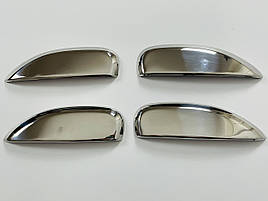 Накладки на ручки (4 шт., нерж.) - Dacia Duster 2018+ рр.