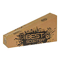 Самокат MAXI "Best Scooter" пластмасовий, 4 колеса PU, світло, трубка керма алюмінієва, d=12см, в кор. (779-2019), фото 7