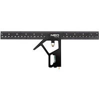 Угольник Neo Tools, алюминий, 30 см, рукоятка с высокой точностью наклона