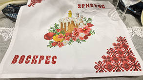 Серветка тканинна для корзинки Пасхальна, (сервірувальна 40х40см, Білий), фото 5