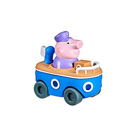 Міні-машинка Дідусь Пеппи на кораблику Peppa Pig F2523, Toyman