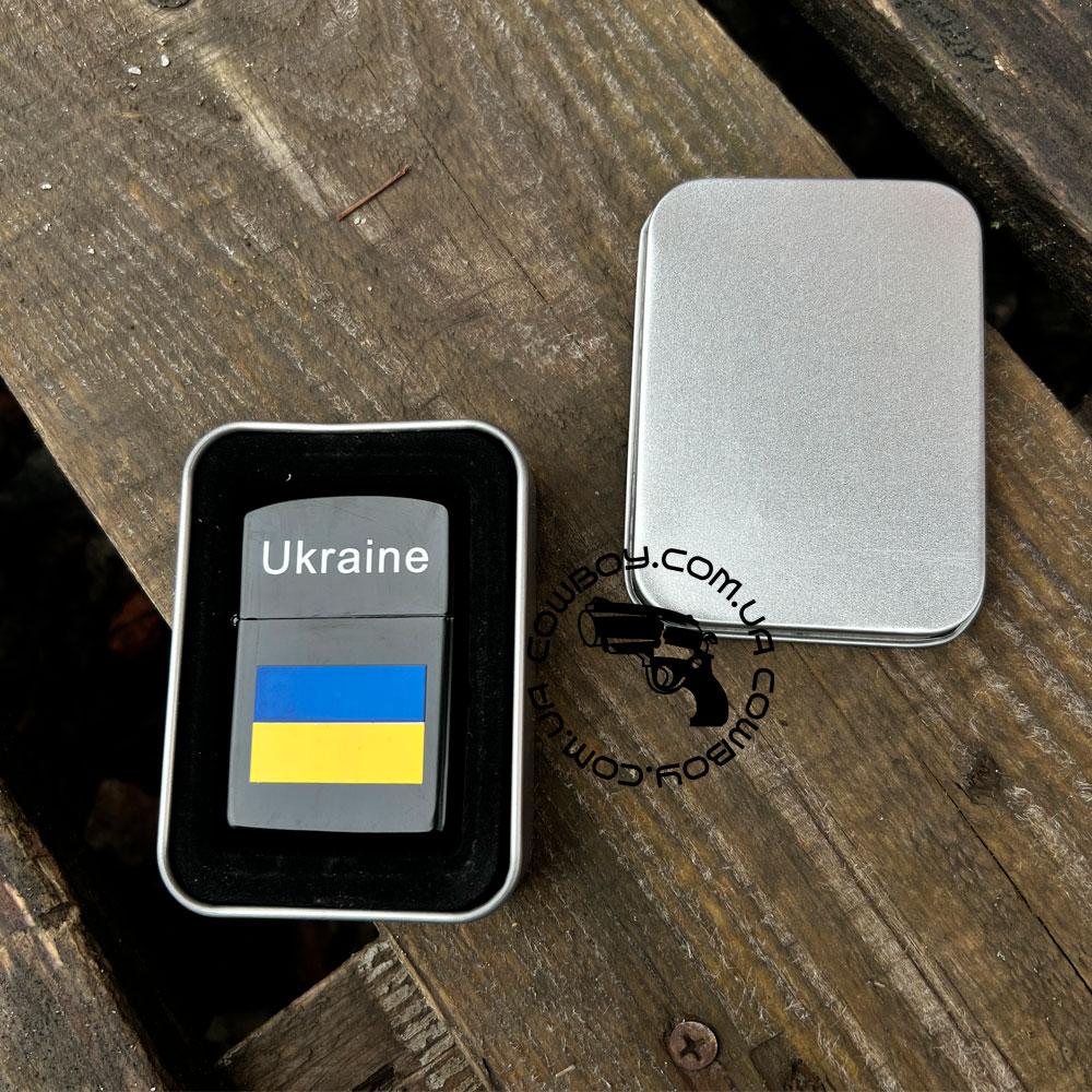 Запальничка бензинова у металевому кейсі Україна№16