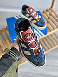 Кросівки чоловічі Adidas Niteball Blue Beige синій демісезонні стильні адідас найтбол модні на весну, фото 9