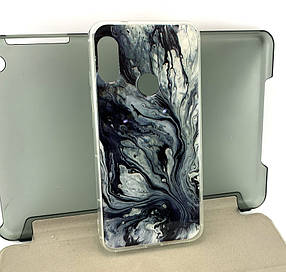 Чохол на Xiaomi Mi A2 Lite, 6 Pro накладка бампер силіконовий Marble TPU Case