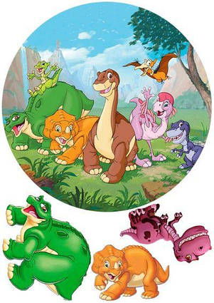Вафельна картинка Динозаври 2