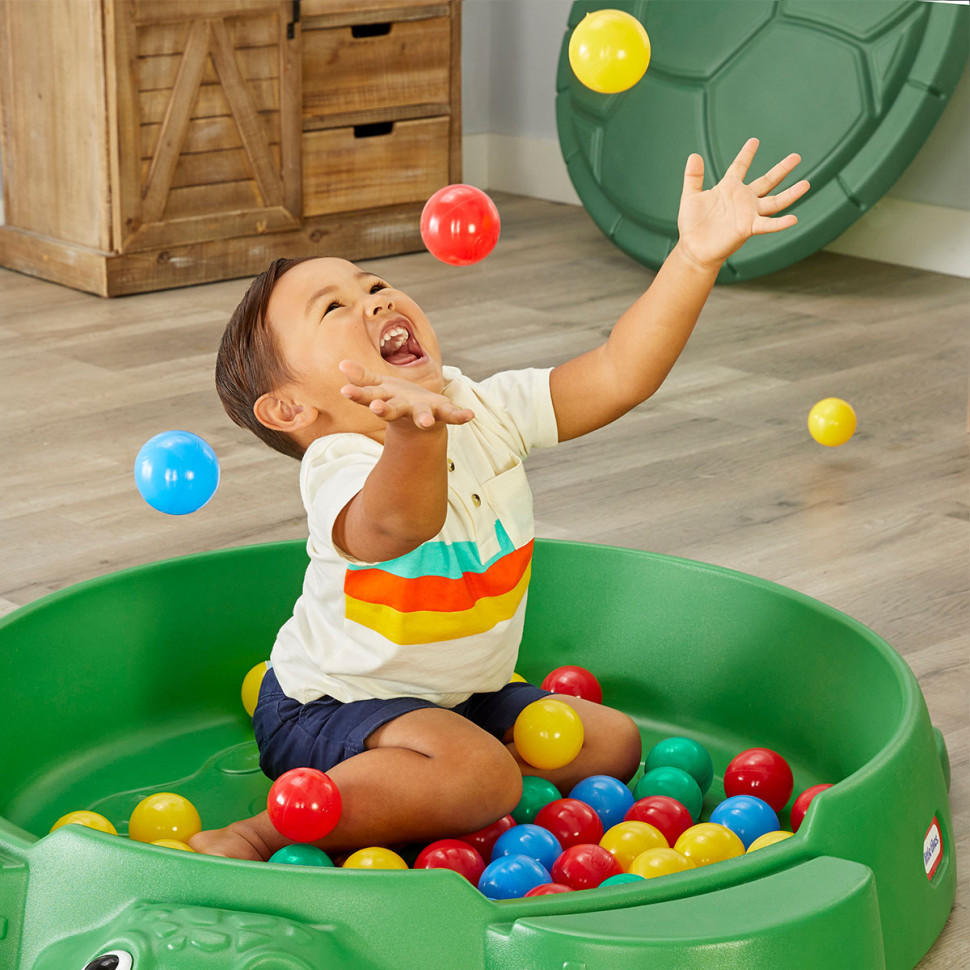 Набор игрушек для сухого бассейна Разноцветные шарики Little Tikes 642821E4C, 100 шт, Lala.in.ua - фото 4 - id-p1796013778