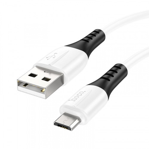 Кабель Hoco X82 USB - MicroUSB 2.4A/1m (Білий)