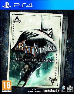 Гра консольна PS4 Batman: Return to Arkham, BD-диск