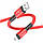 Кабель Hoco X85 Strength USB - MicroUSB 2.4A/1m (Червоний), фото 3